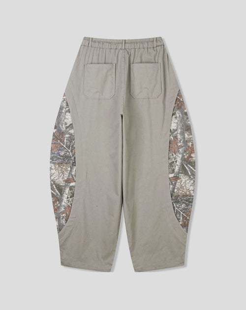 Ballon Relaxed Utility Pants with Camo Side Panels