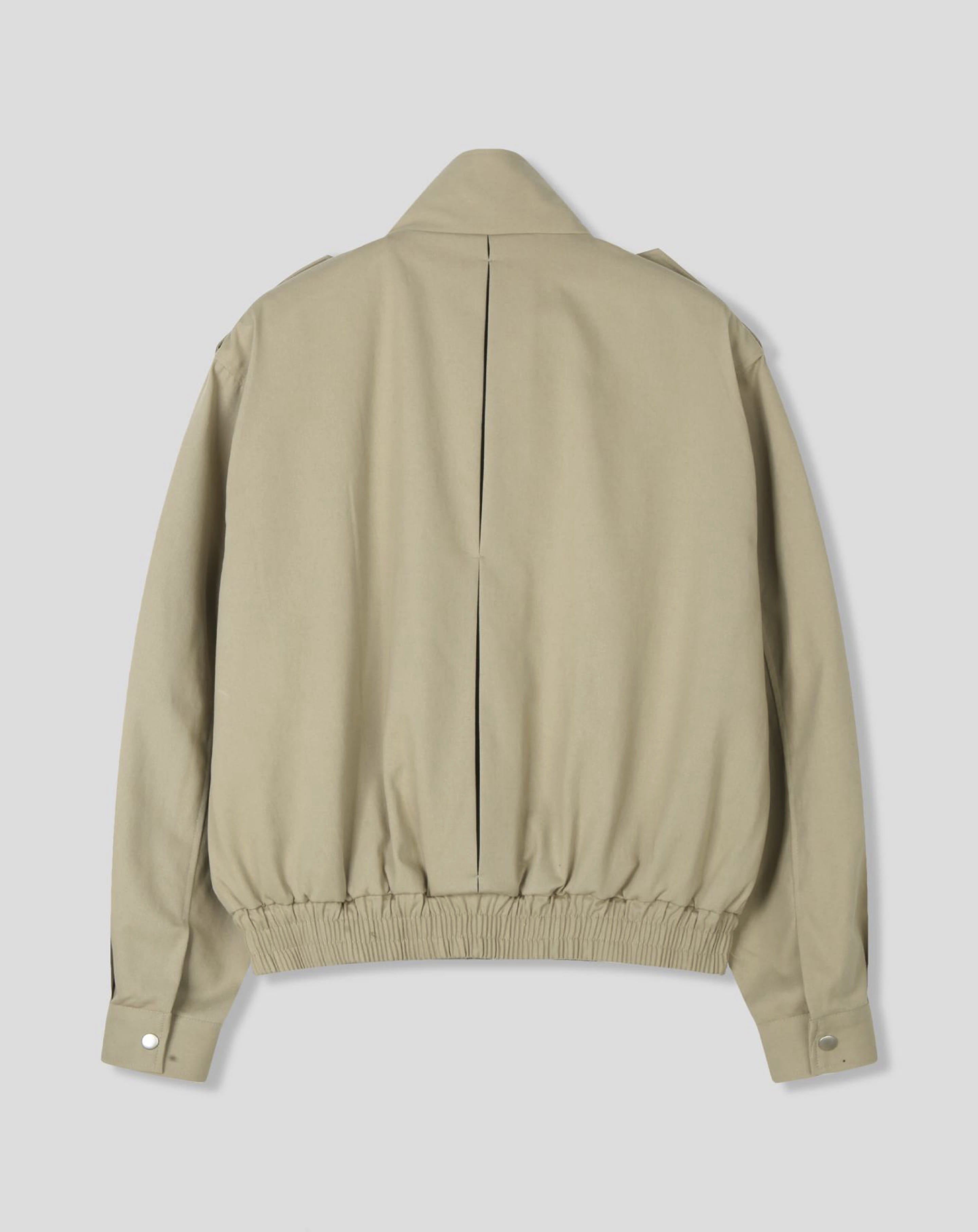 Premium High-Neck Utility Jacket | Minimalist Structured Fit