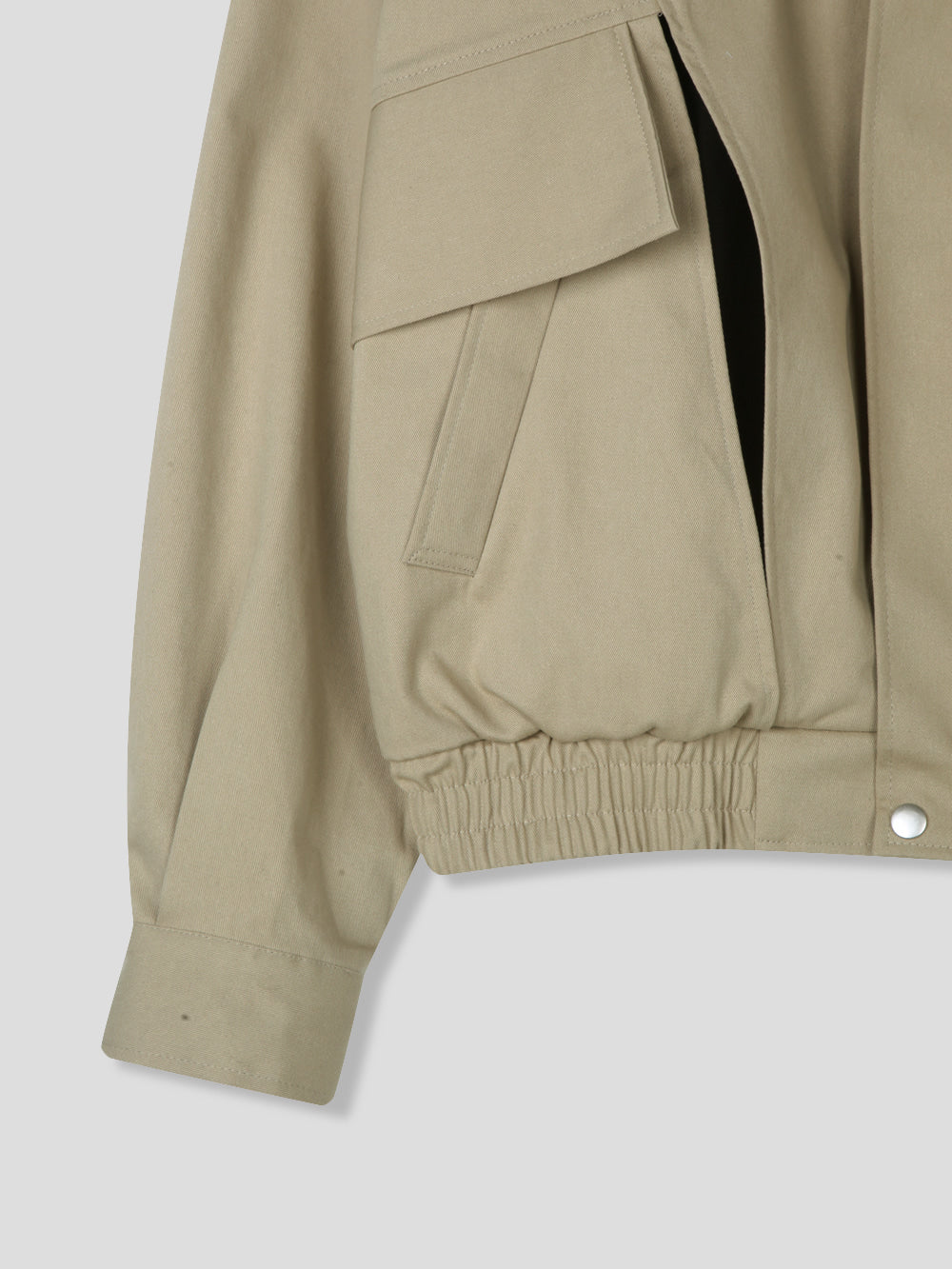 Premium High-Neck Utility Jacket | Minimalist Structured Fit