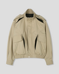 Premium High-Neck Utility Jacket | Minimalist Structured Fit