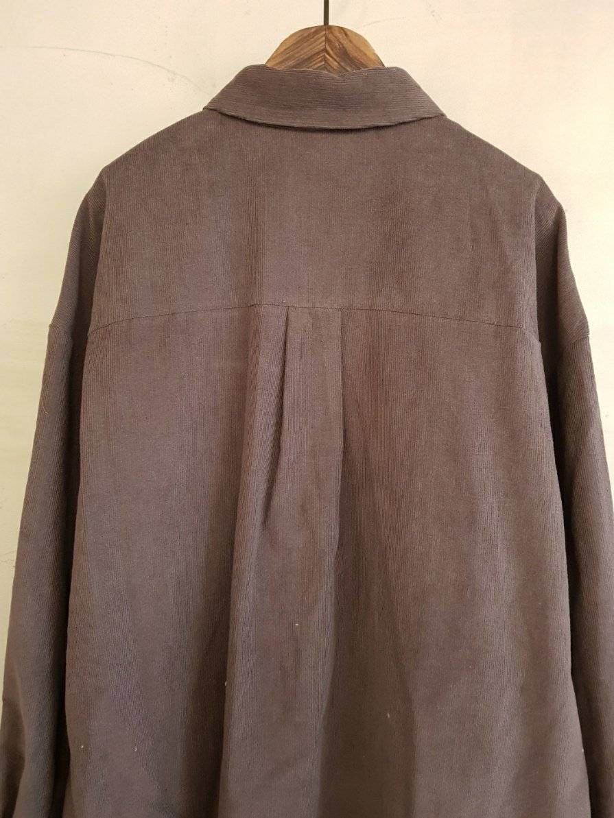 Cotton Light and Fine Corduroy Shirts Dress Perfectly Loose fit