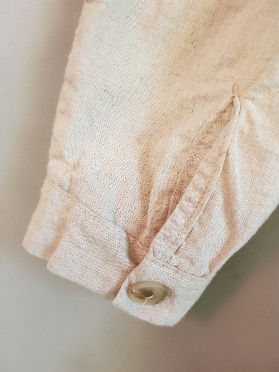 Women's Organic Linen 100% Peterpan Collar Dress with loose fit