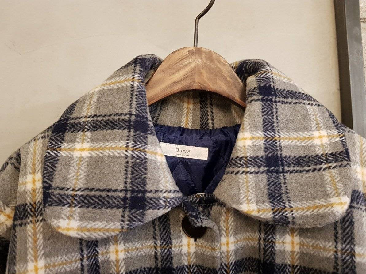 Thermal Wool and Padding Wide Collar Overfit Coat for Winter