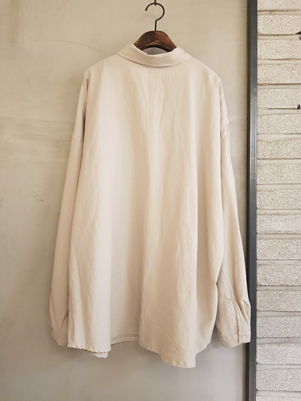 Loose Fit Open Button Collared Shirts Blouse