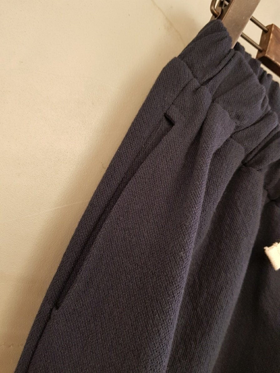 Women's Pastel Tone Cotton Banding Semi Baggy Tapered Jogger Pants
