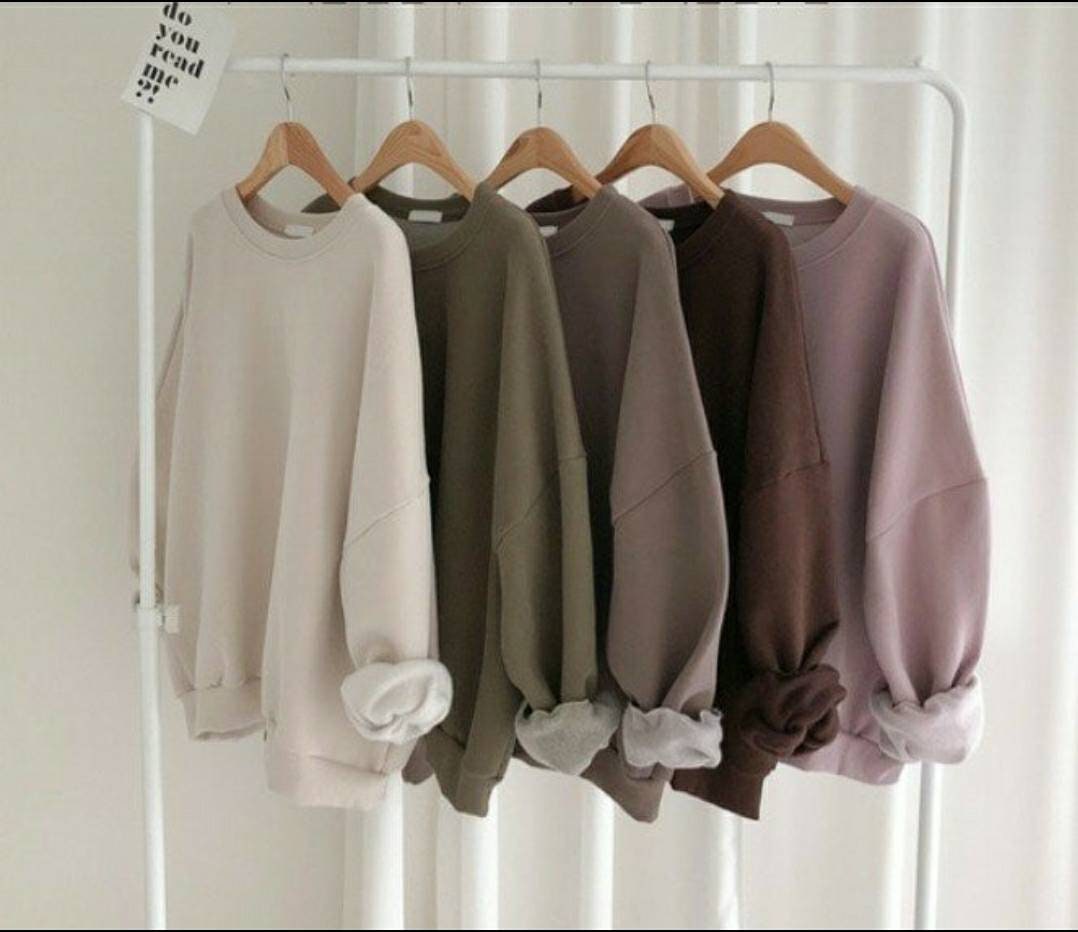 Overfit Thick Soft Cotton Fleece Sweatshirts