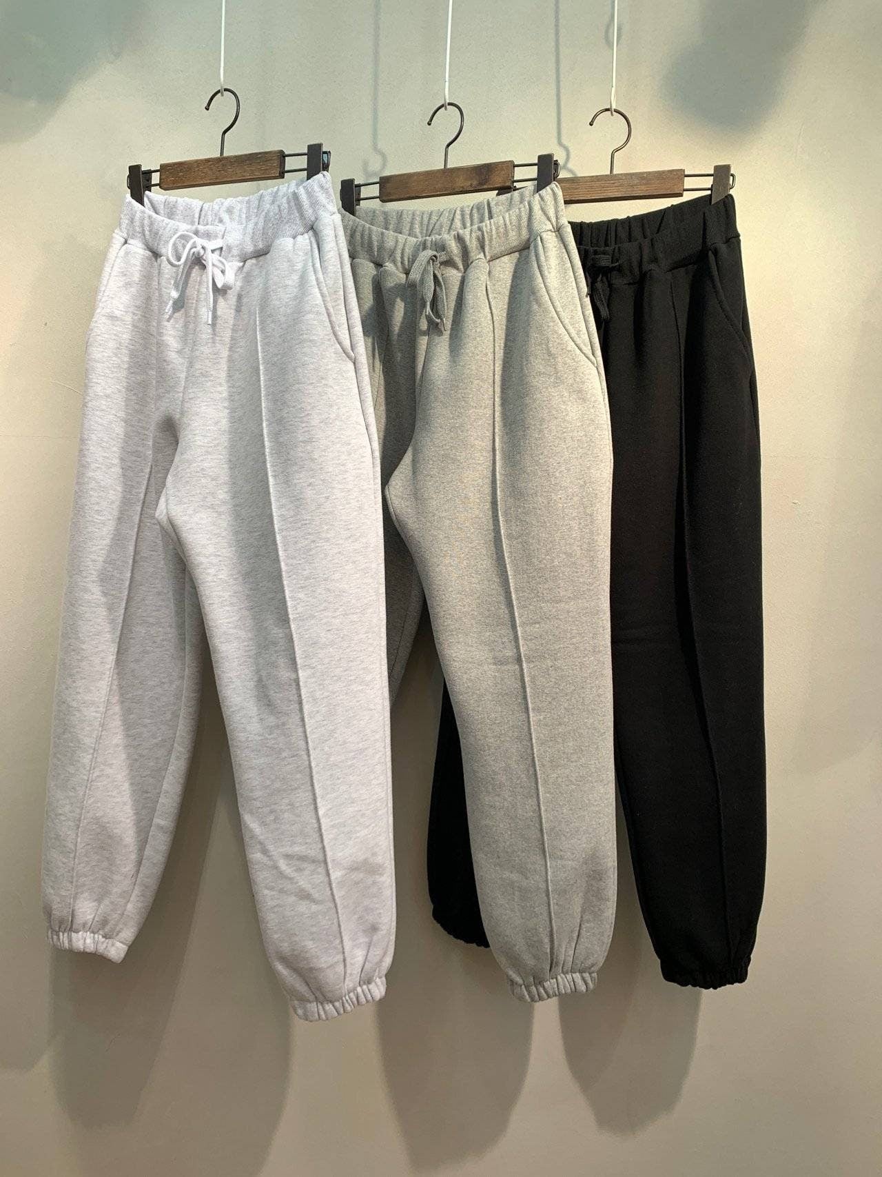 BONA Women's Fleece Thick Cotton Jogger Sweatpants with relaxed fit