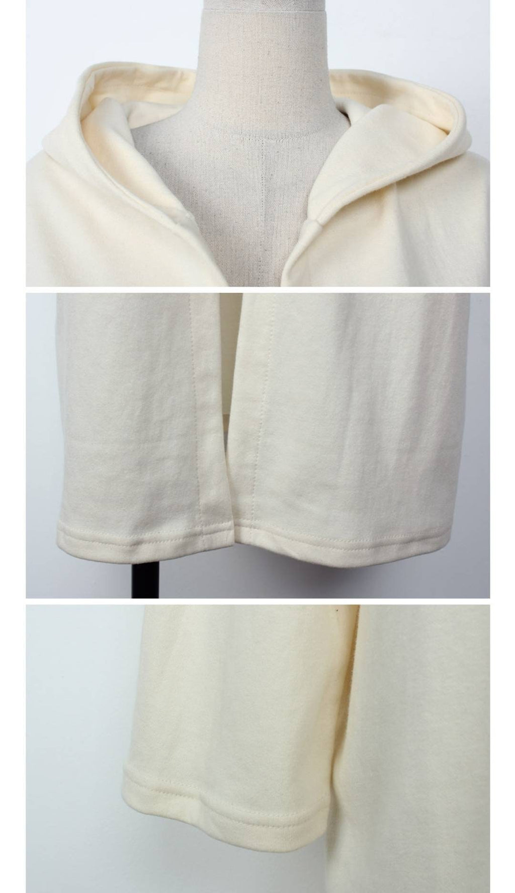 Robinhood Cotton Long Robe Hoodie Long for Spring and Fall