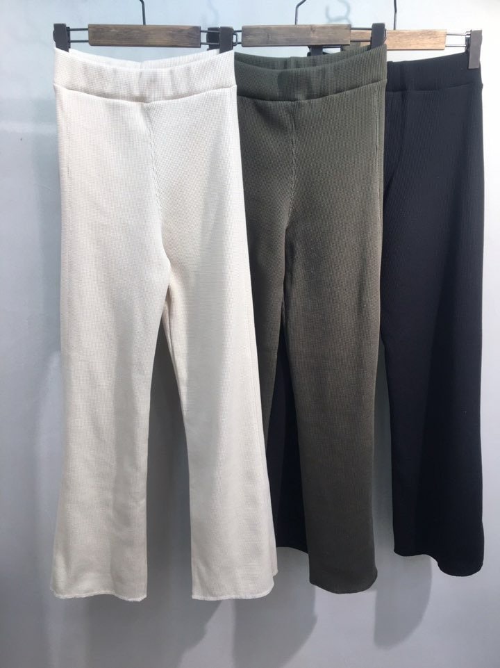 Super Comfy Waffle Pants, Set with waffle top round shirts
