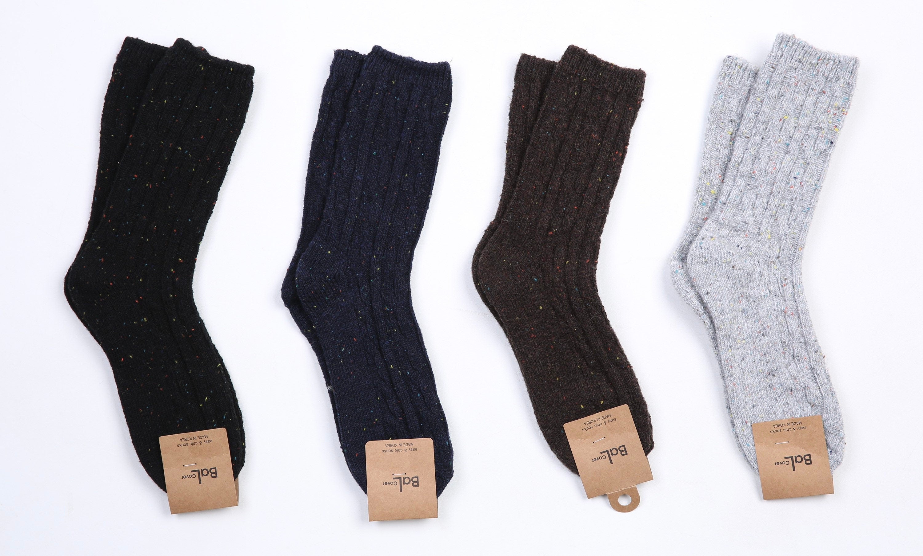 2 pairs for 1 set Women’s Wool Blend Long Neck Warm Socks, Soft and Comfy, Celestial pattern, Perfectly matching Cropped Pants