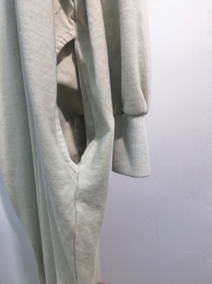 Oversized Long Sleeve Cotton Maxi Dress I Maternity Friendly One-Mile Wear