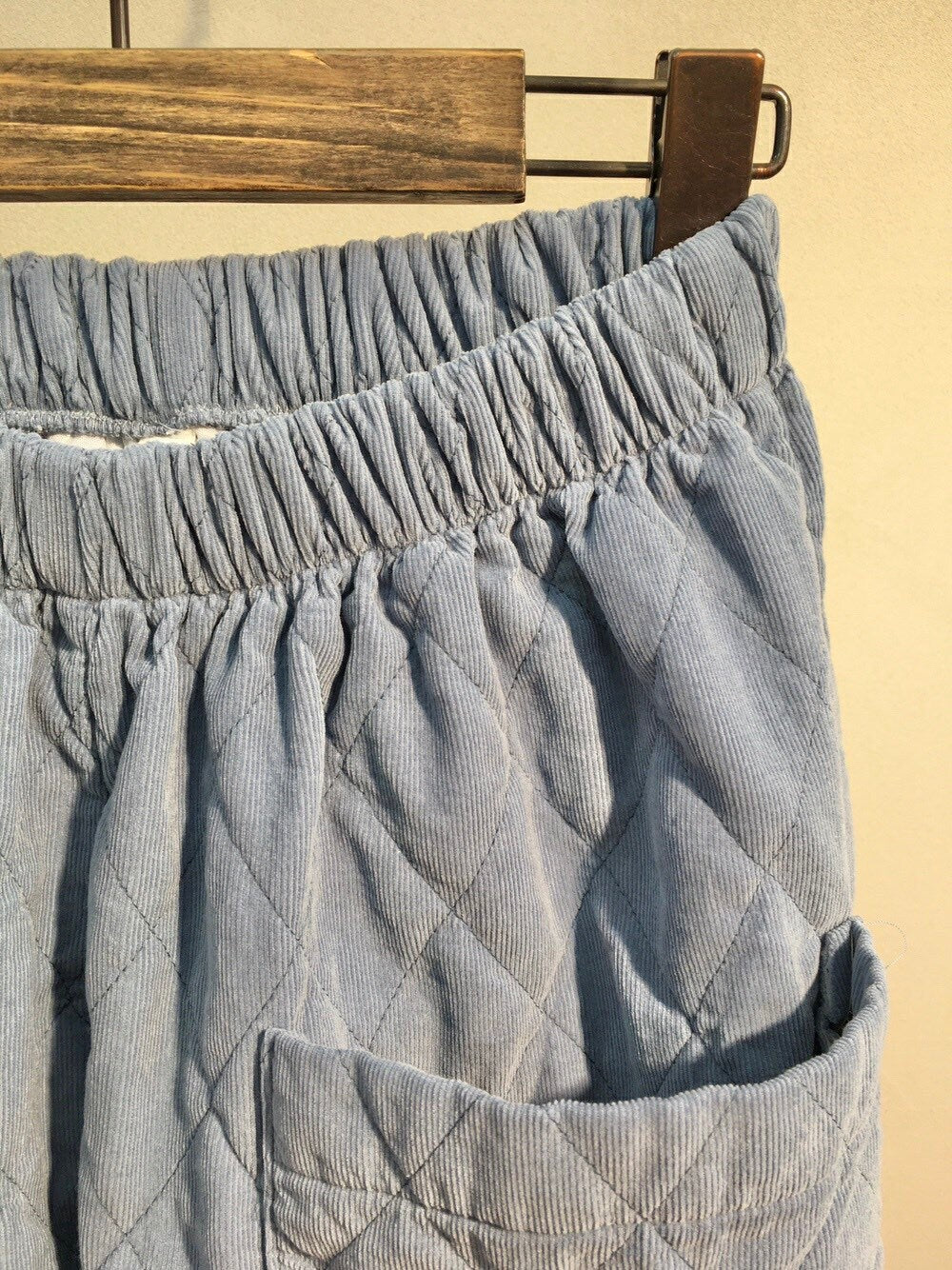 Quilted Cropped Baggy Pants: Comfy Cotton, Mid-Rise, Big Pockets