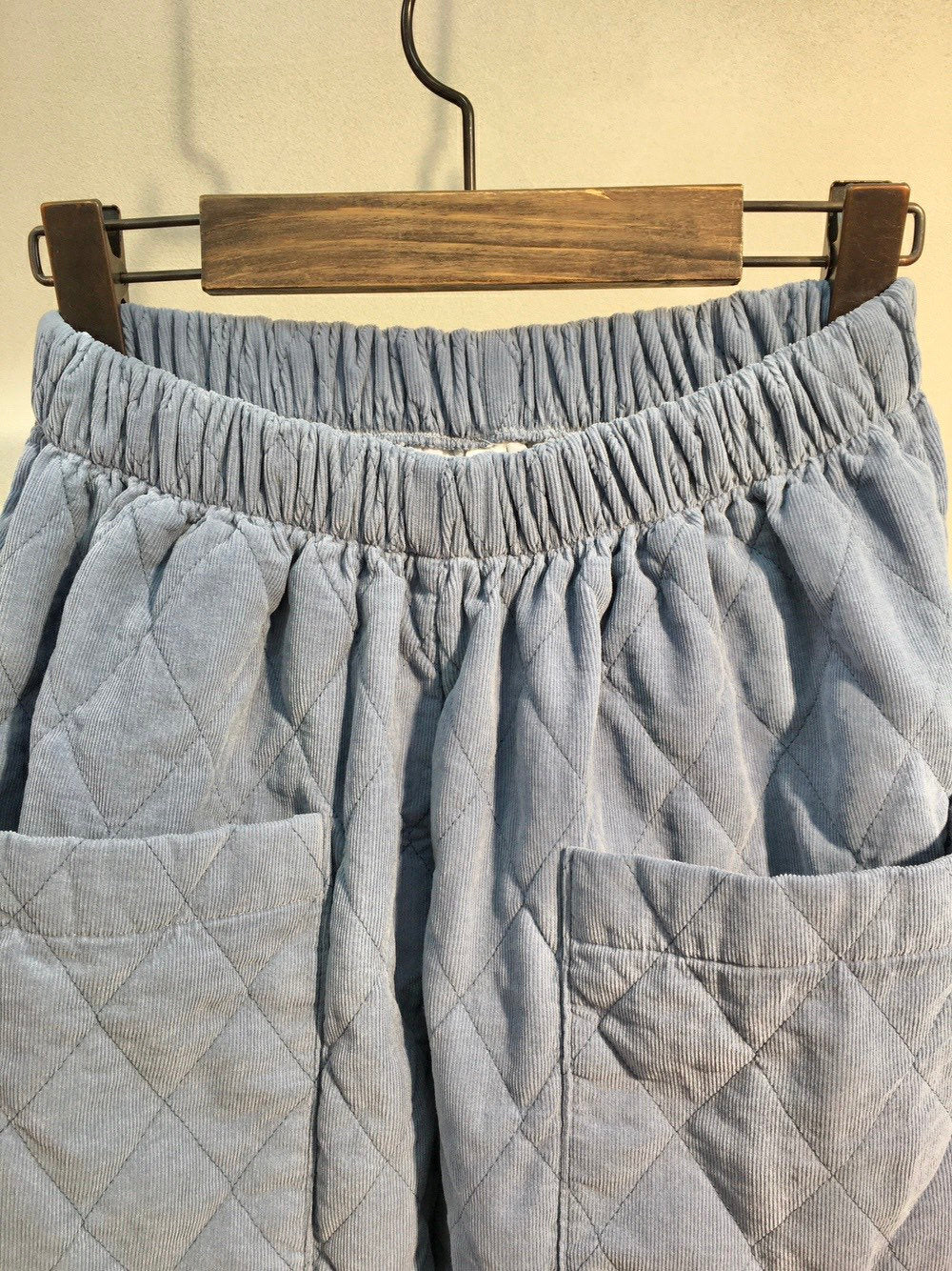 Quilted Cropped Baggy Pants: Comfy Cotton, Mid-Rise, Big Pockets