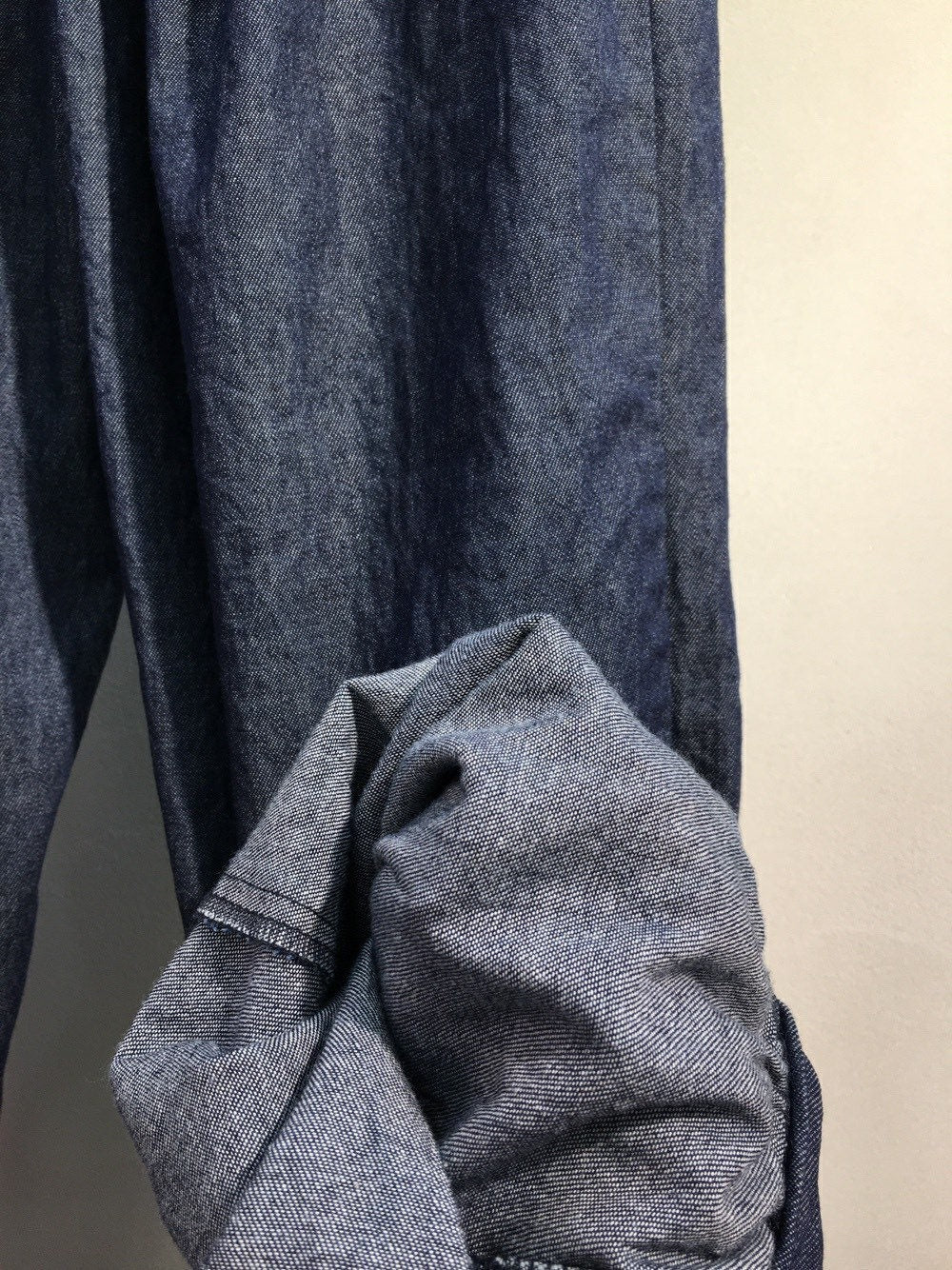 Light and Soft Denim High Rise Aladin Baggy Pants