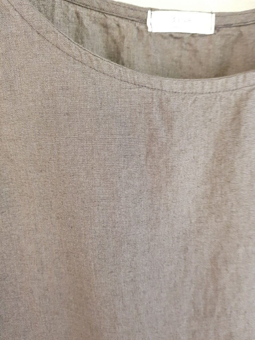 SUMMER SPECIAL 100% Rustic Linen Loose Fit Sleeveless Blouse