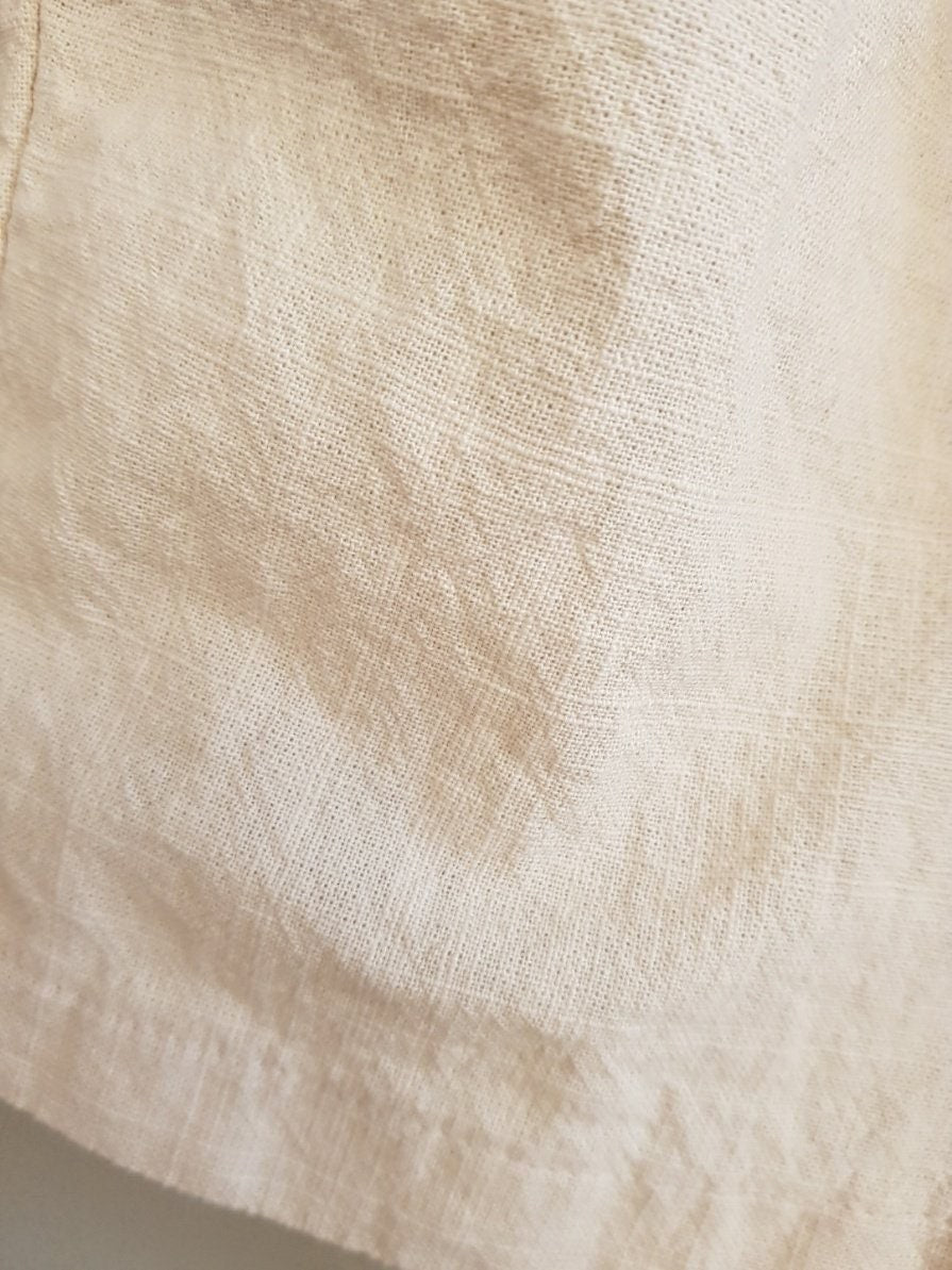 100% Natural Linen Loose Fit Shorts | Lightweight, Breathable, Mid-Thigh Length