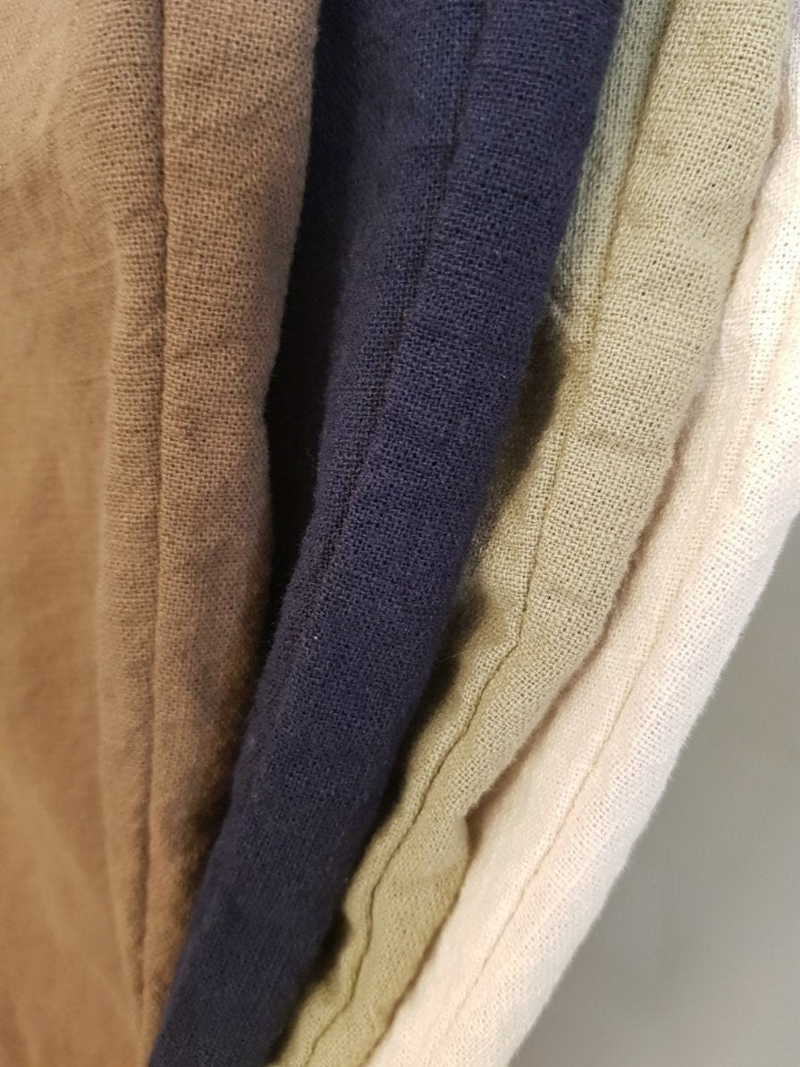 100% Natural Linen Loose Fit Shorts | Lightweight, Breathable, Mid-Thigh Length