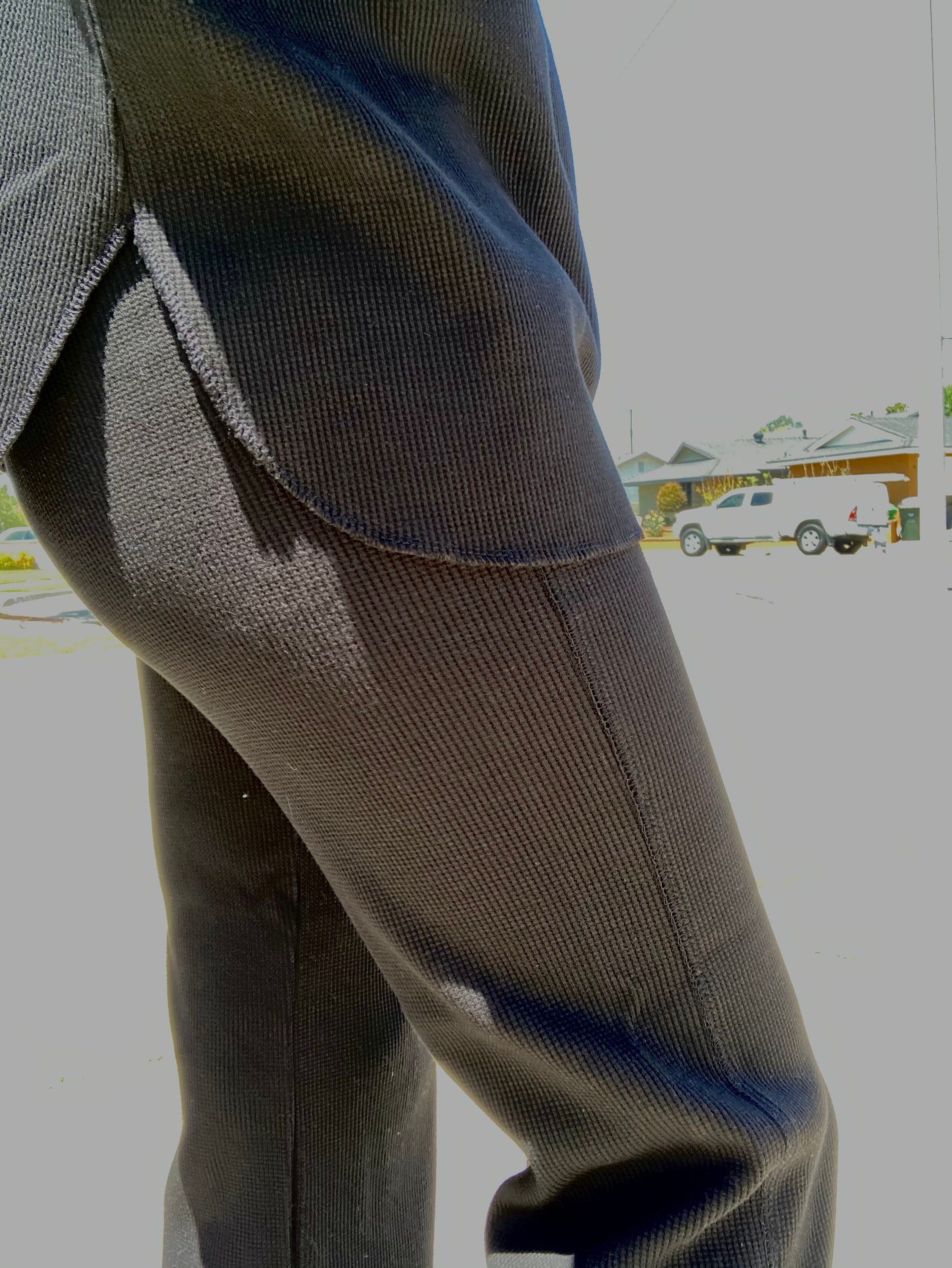 Super Comfy Waffle Pants, Set with waffle top round shirts