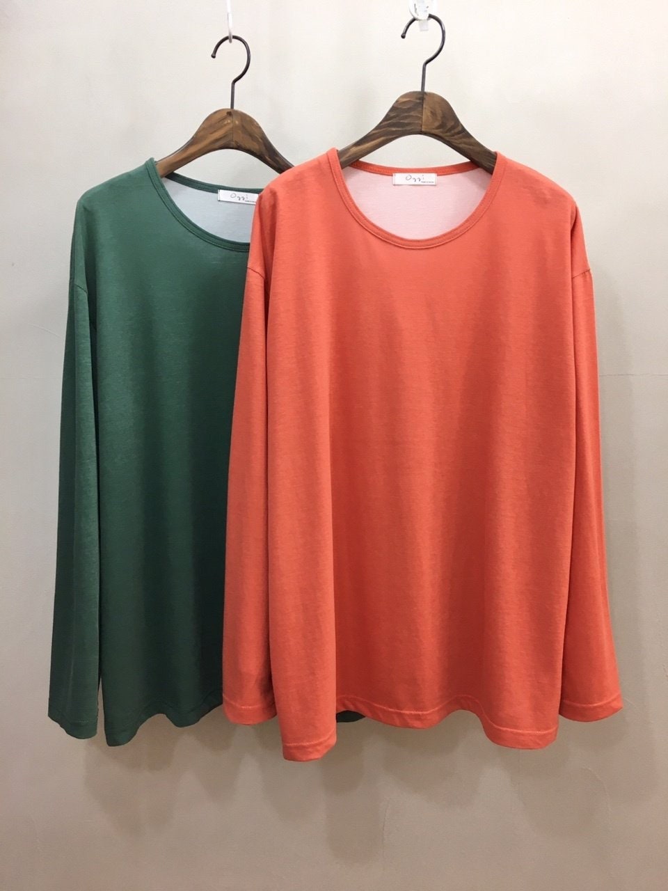 Minimalist Pigment-Dyed Long Sleeve T-Shirt | 100% Cotton Oversized Tee