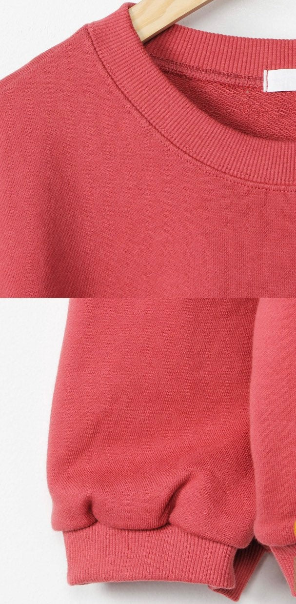 Women’s Loose fit Solid Simple Cotton Sweatshirts for Fall and Spring