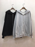 Sweat Cotton Full Zip up Loose Fit Hoodie for SS seasons