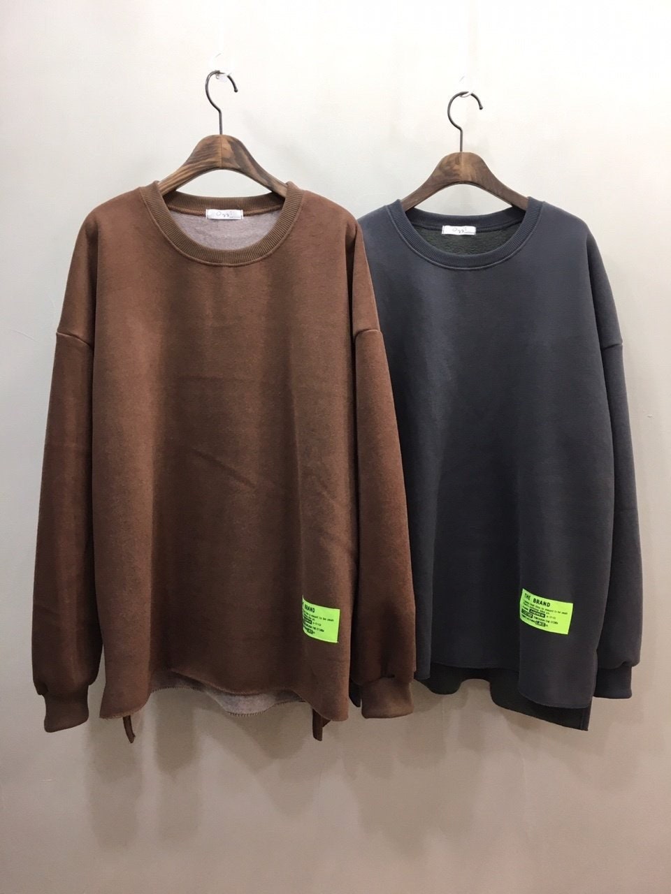 Oversized Fleece Sweatshirt | Thick Cotton Pullover, Korean Made Loungewear