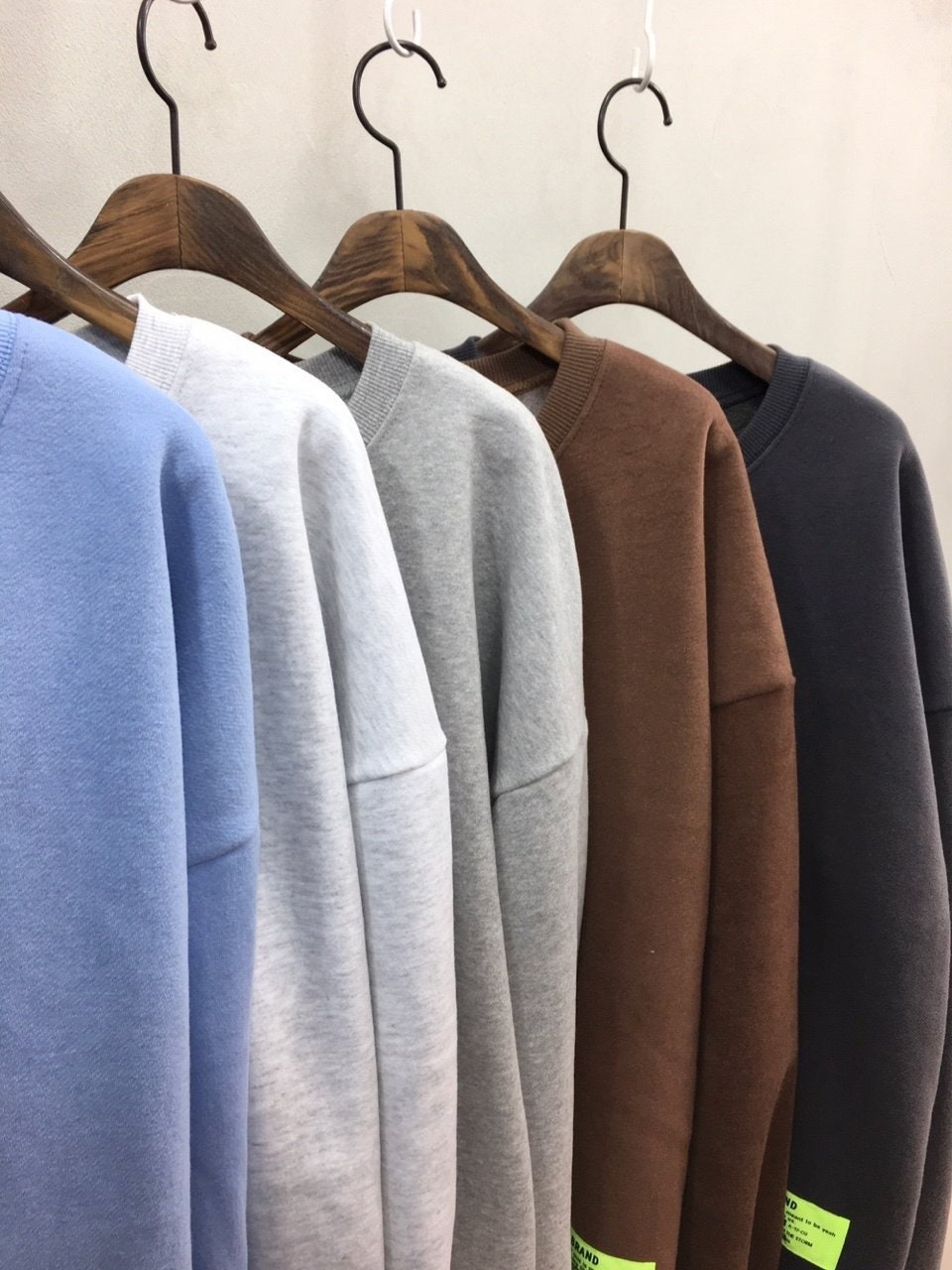 Oversized Fleece Sweatshirt | Thick Cotton Pullover, Korean Made Loungewear