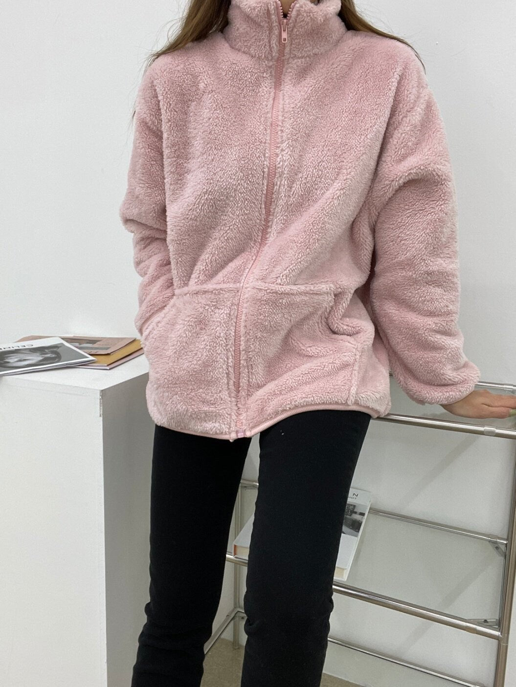 Women’s Light n Soft Fleece Zip up Daily Warm Jacket