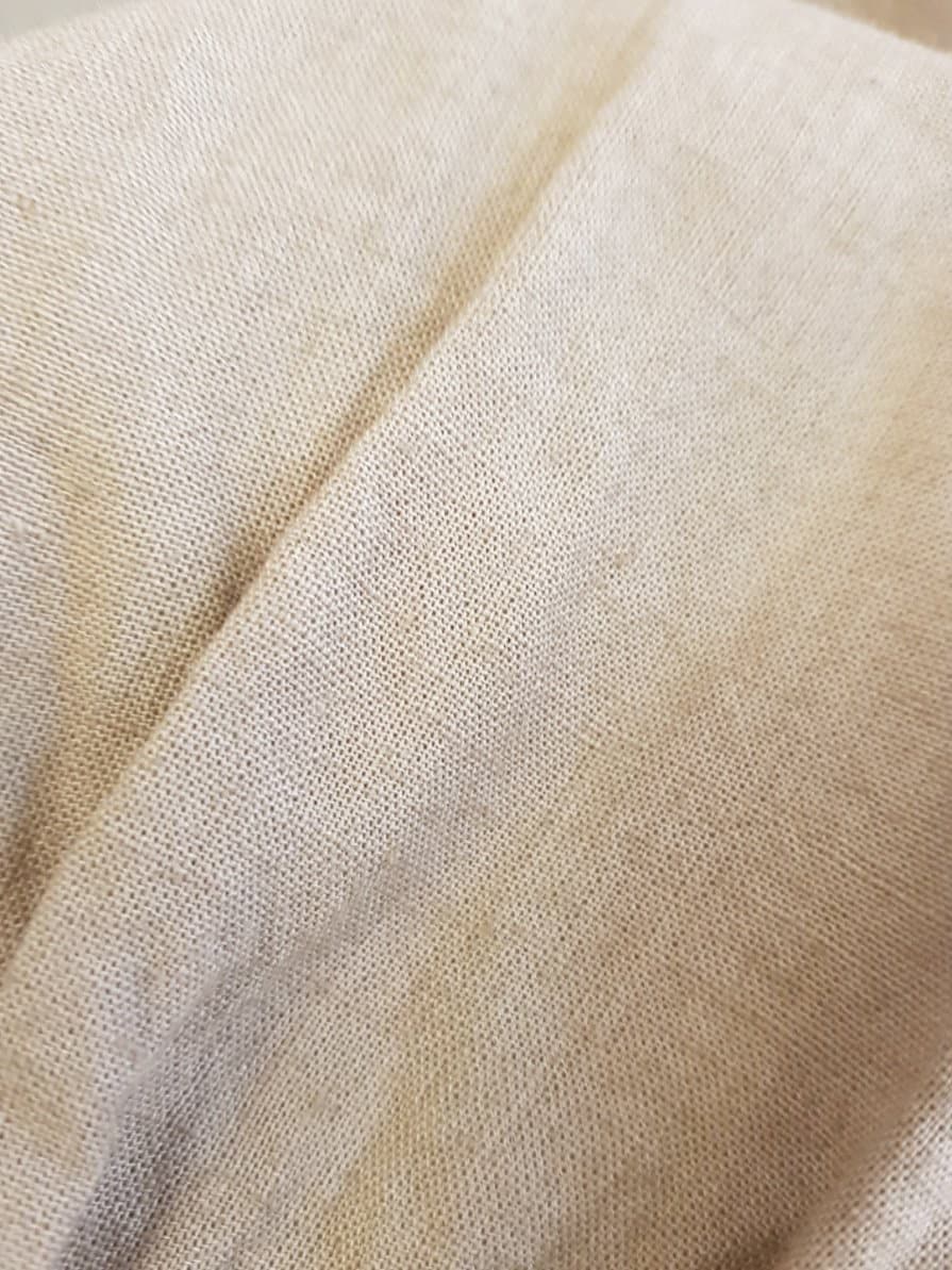 Natural 100% Linen Drop Crotch Jogger - Baggy Yoga Harem Style with Elastic Waist