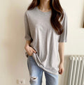 Women’s Basic Simple Thin Cotton Long T Shirts