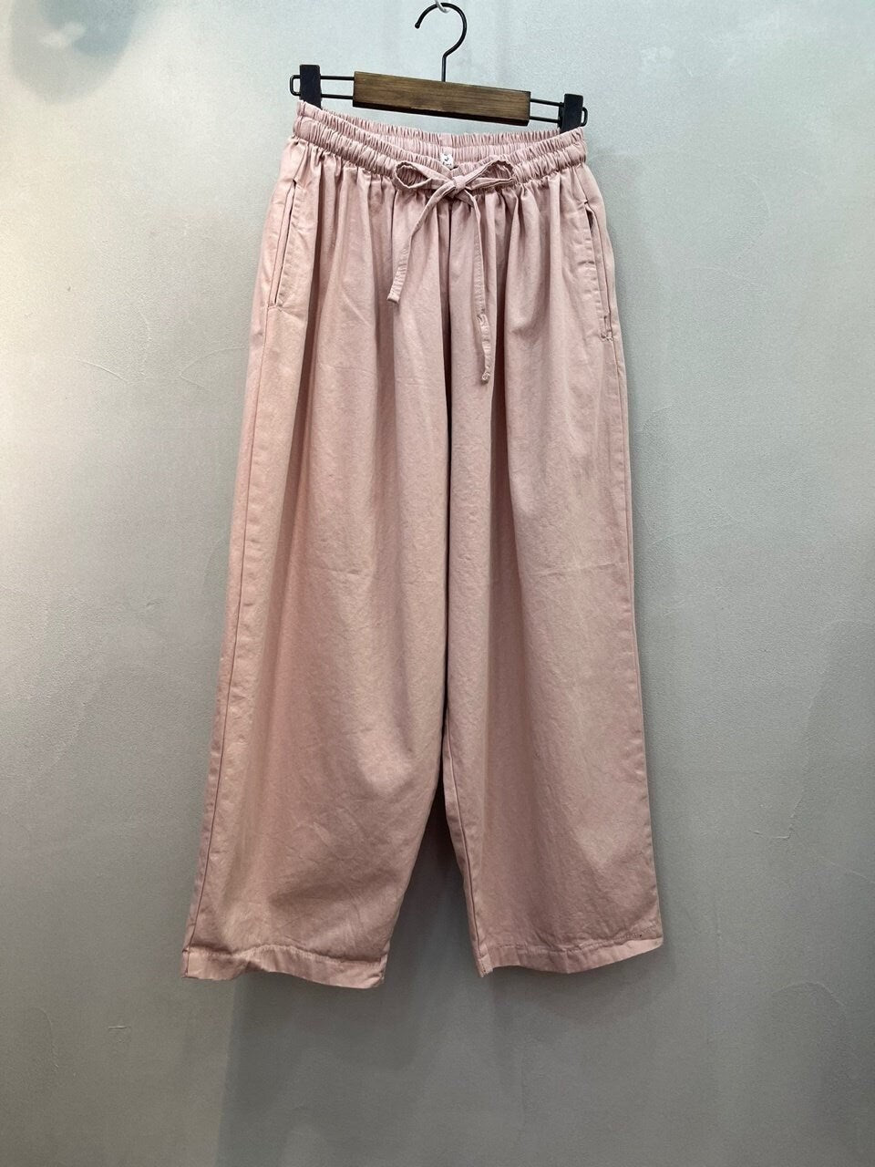 Organic Twill 100% Cotton Wide Legs Baggy Pants