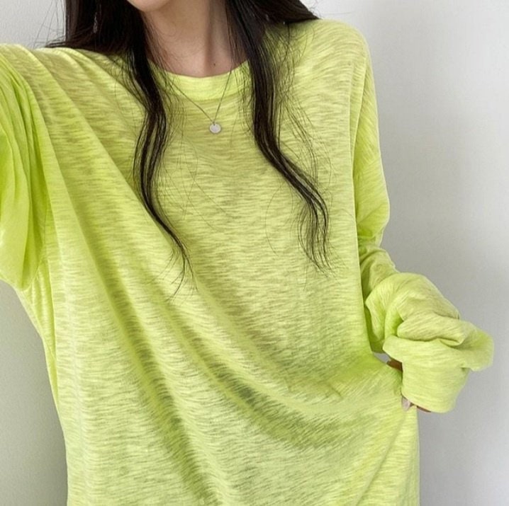 Summer Sheer Cotton Sweatshirts