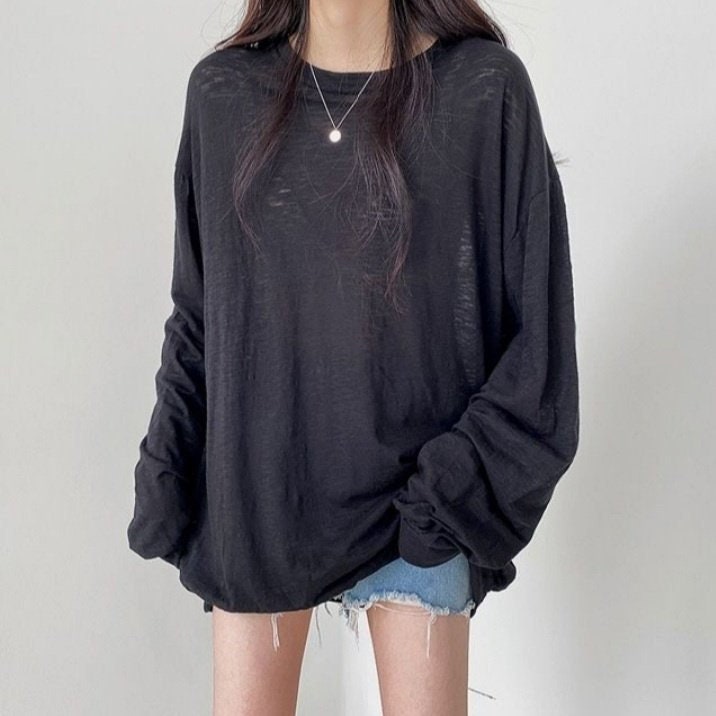 Summer Sheer Cotton Sweatshirts
