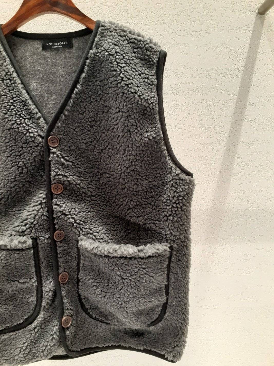 Dumble Fleece Vest: Warm Open Button Fall Winter Outerwear