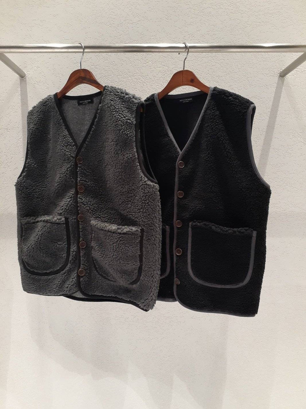 Dumble Fleece Vest: Warm Open Button Fall Winter Outerwear