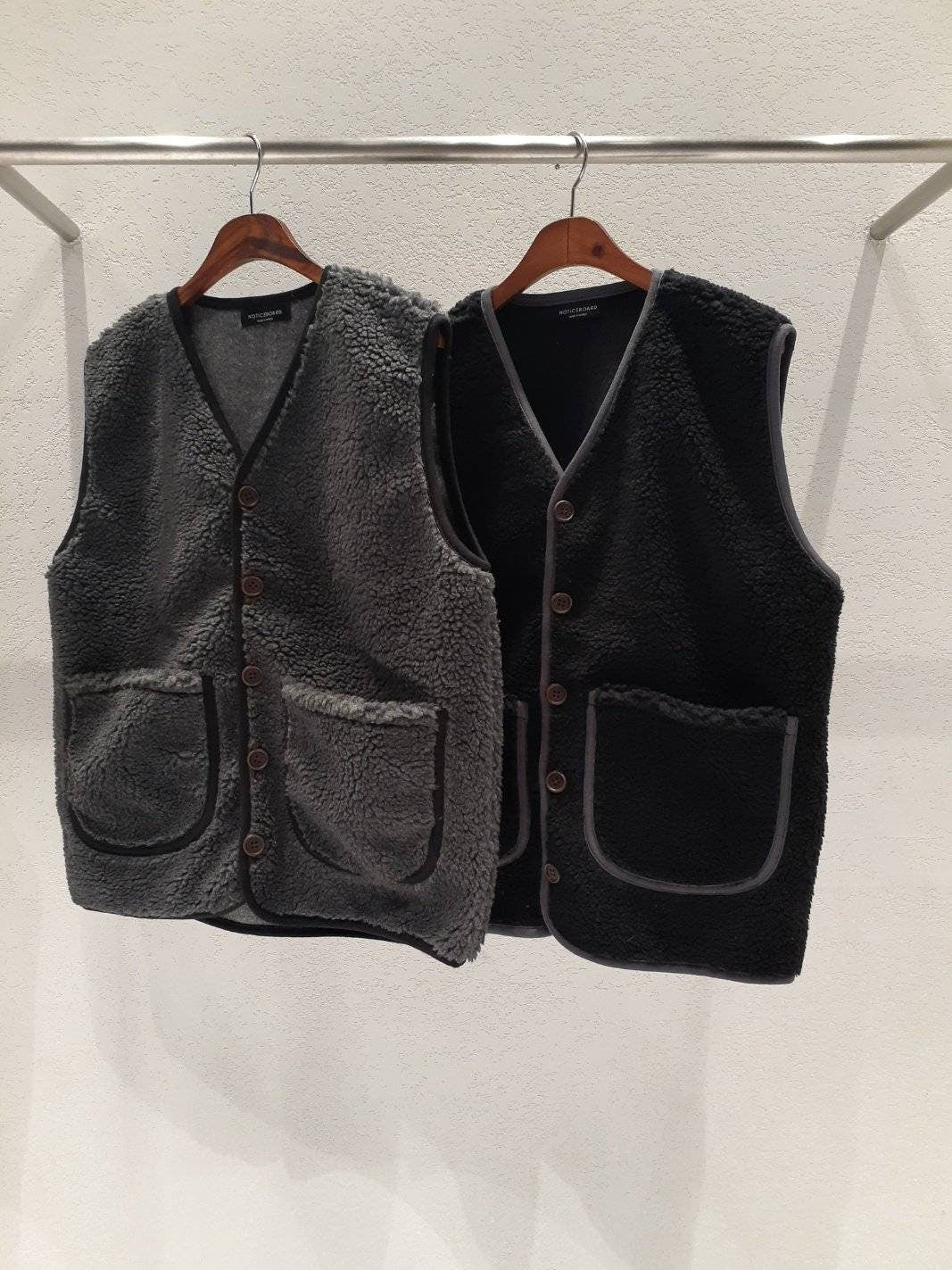 Dumble Fleece Vest: Warm Open Button Fall Winter Outerwear
