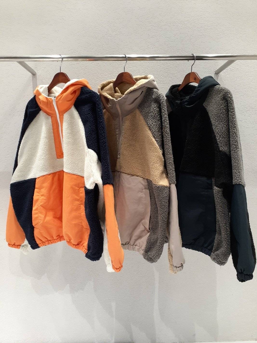 Three Colors Dumble Mountain Anorak for Fall and Winter Outdoor activities