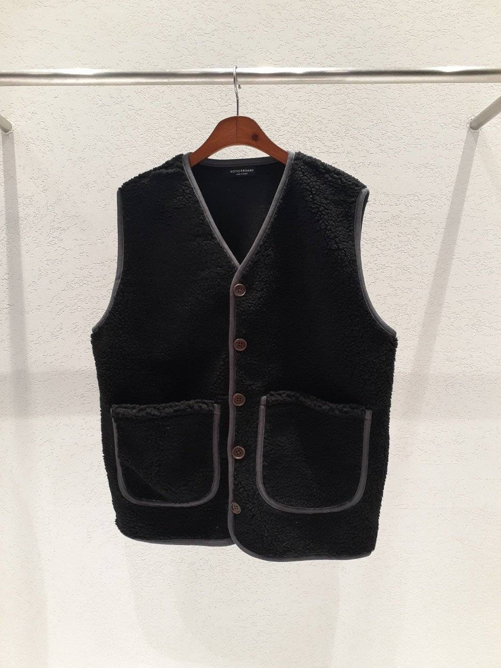 Dumble Fleece Vest: Warm Open Button Fall Winter Outerwear