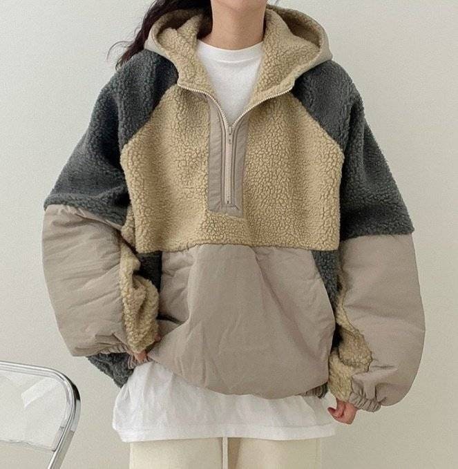Three Colors Dumble Mountain Anorak for Fall and Winter Outdoor activities