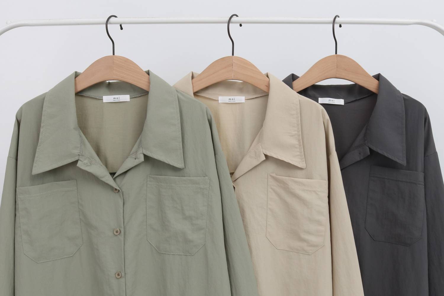 Overfit Button Down Long Shirt Dress Coat – Cotton Blend, Easy Wear