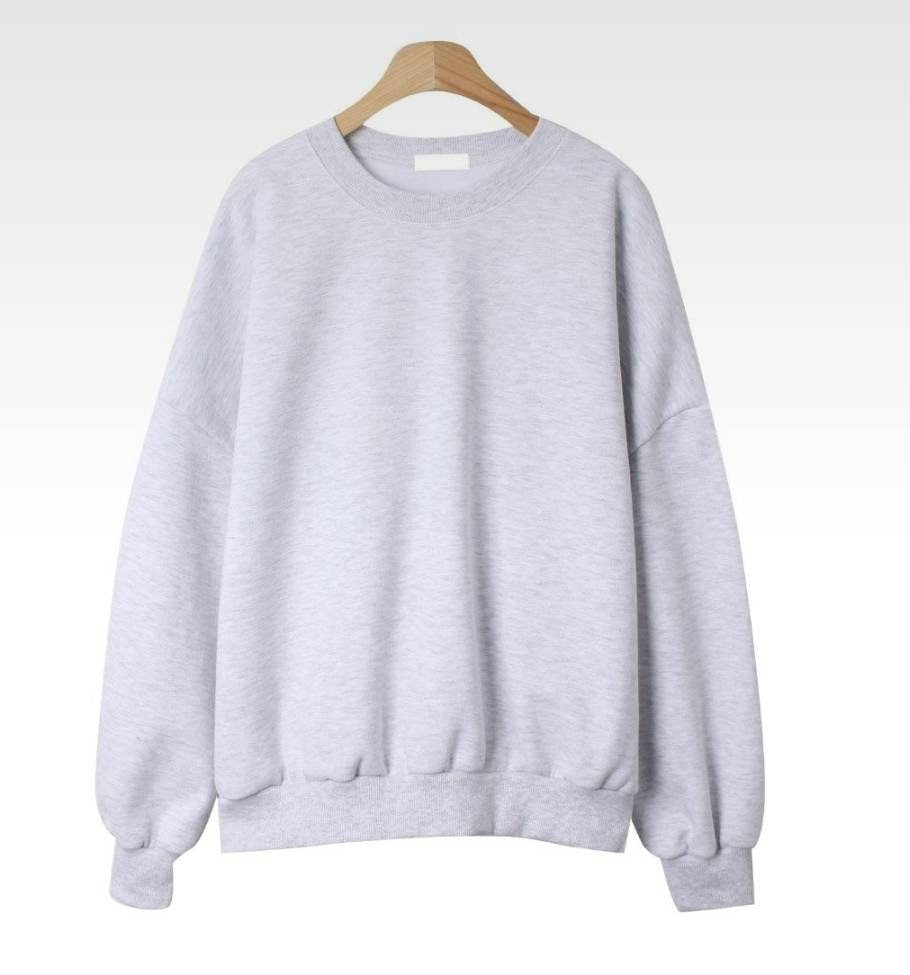 Overfit Thick Soft Cotton Fleece Sweatshirts
