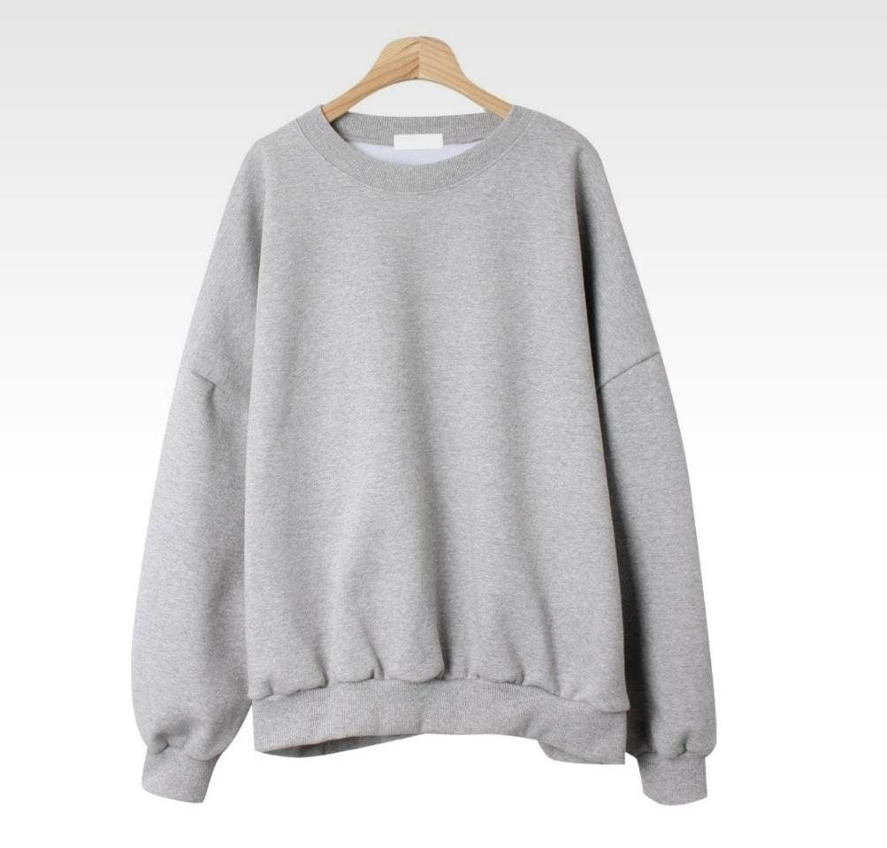 Overfit Thick Soft Cotton Fleece Sweatshirts