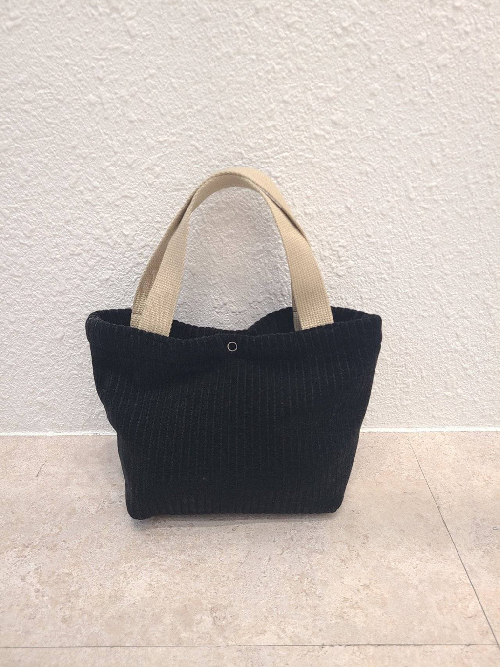 Handmade Soft Bold Thick Cordoroy Handy Tote Bag 2022-2023