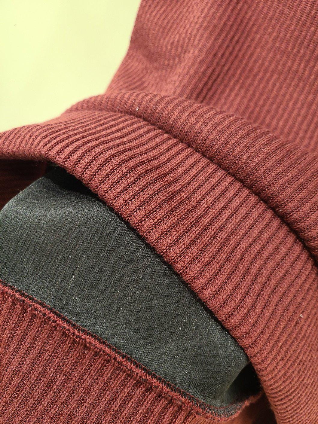 Oversized Knit Sweatshirt, Ribbed Crewneck Sweater, Unisex Cozy Knit Top, Korean Fashion Sweater, Loose Fit Pullover, Free Size | 3 Colors