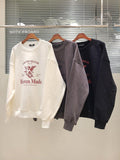 Heaven Made Angel Sweatshirt – Unisex Vintage Graphic Crewneck | Soft Cotton Fleece | Korean Streetwear | Oversized Relaxed Fit | Cute Angel