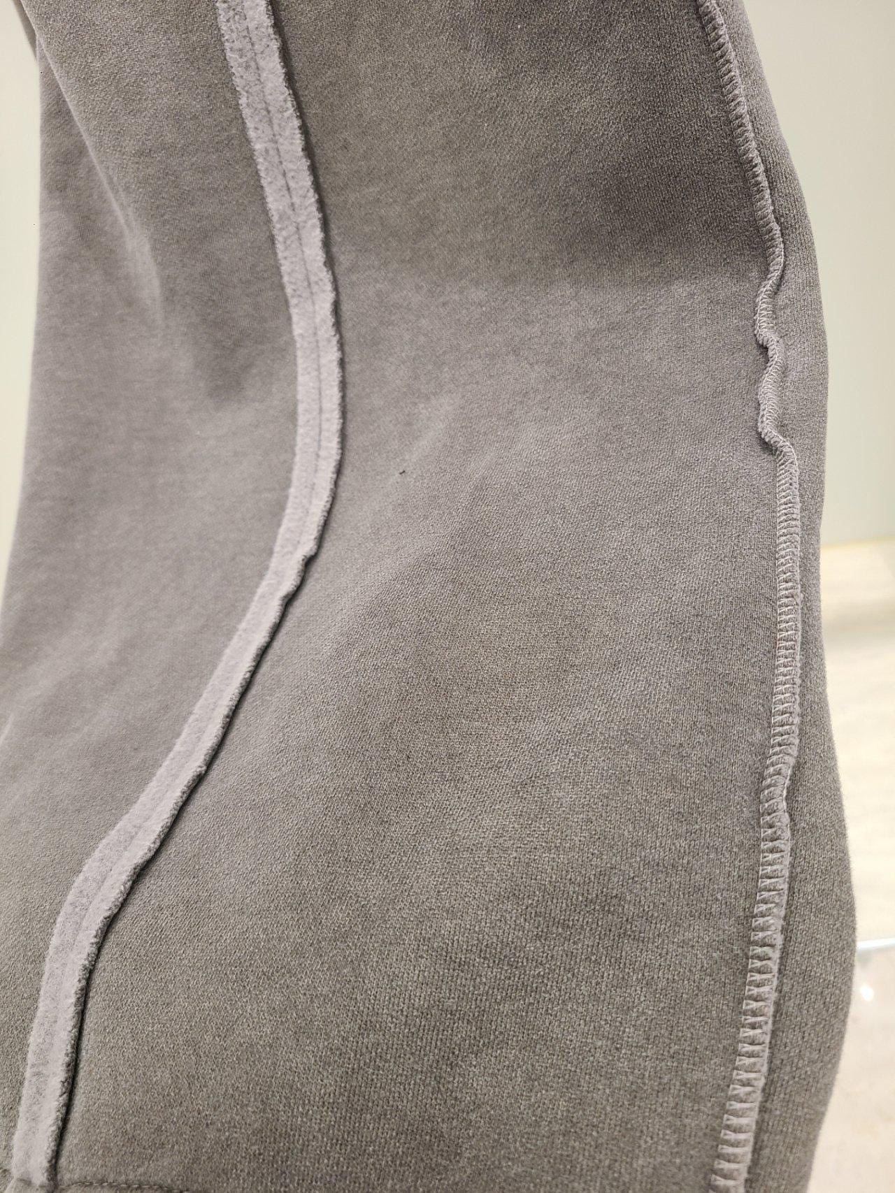 100% Cotton Velour Jogger Pants: Relaxed Fit Minimalist Lounge Trousers