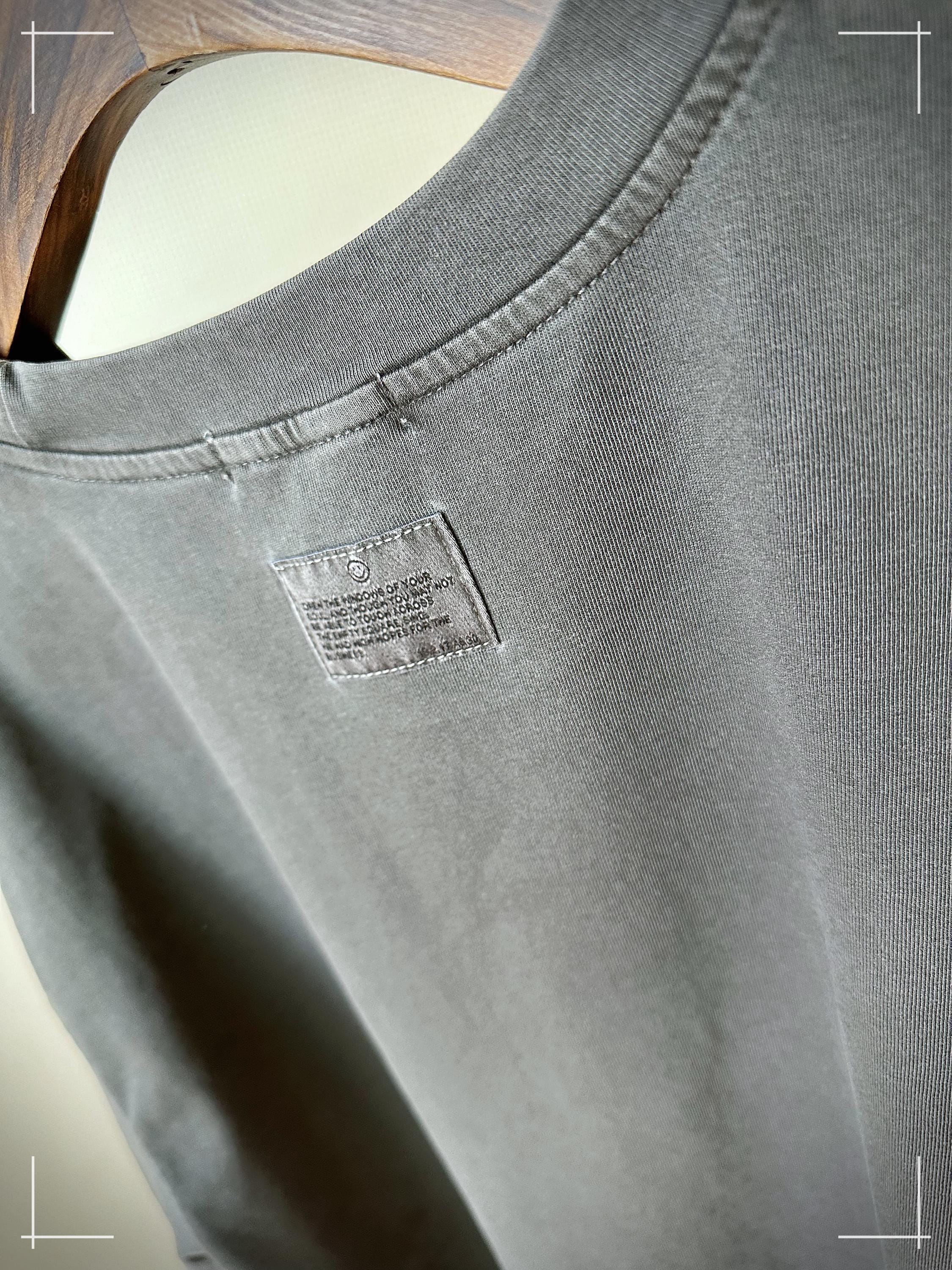 Oversized Cotton Tee | Vintage Washed, Pigment-Dyed, Relaxed Fit