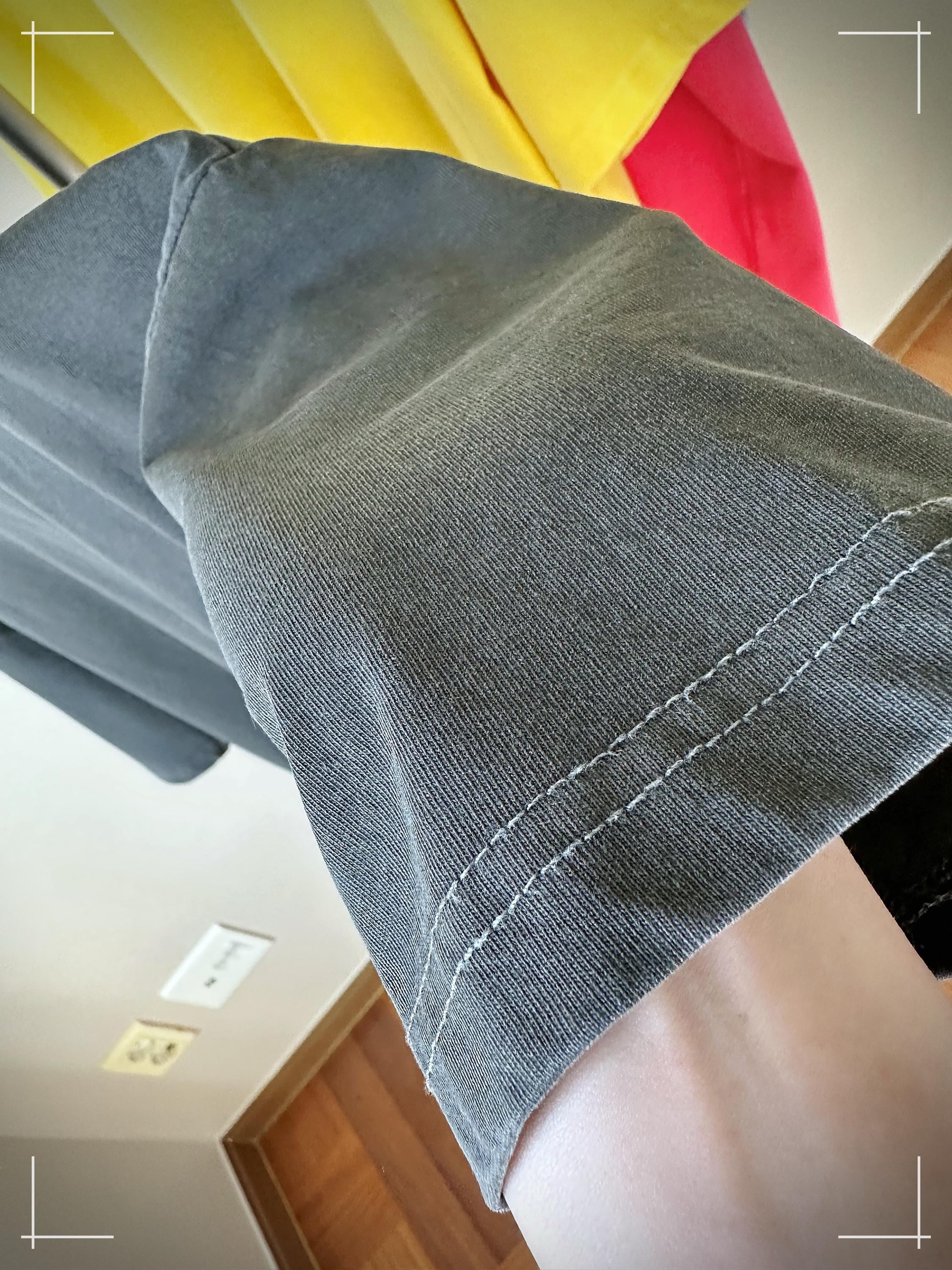 Oversized Cotton Tee | Vintage Washed, Pigment-Dyed, Relaxed Fit