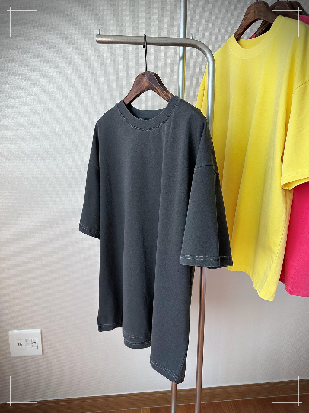 Oversized Cotton Tee | Vintage Washed, Pigment-Dyed, Relaxed Fit
