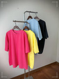 Oversized Cotton Tee | Vintage Washed, Pigment-Dyed, Relaxed Fit